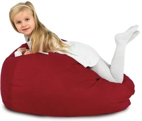 Plyšový sedací vak SAKO červený