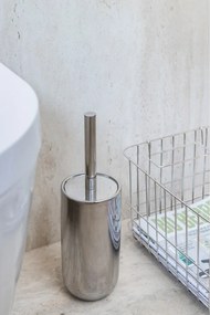 Keramická WC kefa v striebornej farbe Lotus – Mette Ditmer Denmark