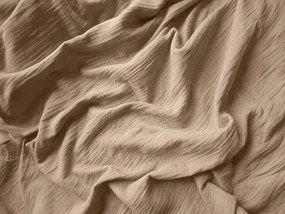 Mušelínové obliečky PURELY svetlohnedé Rozmer obliečok: 2 ks 80 x 80 cm | 200 x 200 cm