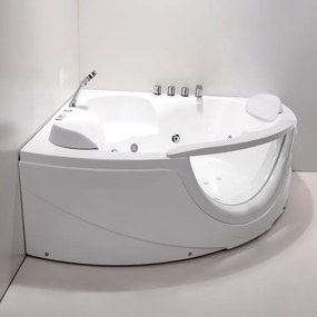 BPS-koupelny Hydromasážna vaňa HYD-SIG635W 150x150 bez ohrevu