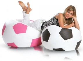 INTERMEDIC SK - Sedací vak Sport M | futbalová lopta 65x45 cm, ekokoža, výplň 170 l