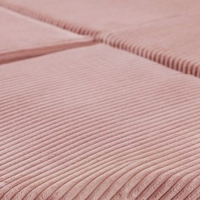 Kvetinová podložka 115x115x5cm, ružová, prémiový mančester