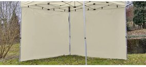 Garthen PROFI 426 Sada 2 bočných stien pre záhradné stan 3 x 3 m - krémová