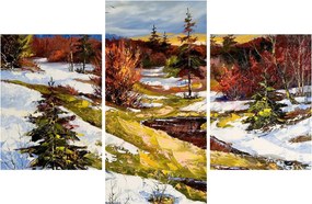 Obraz - Príchod jari (90x60 cm)