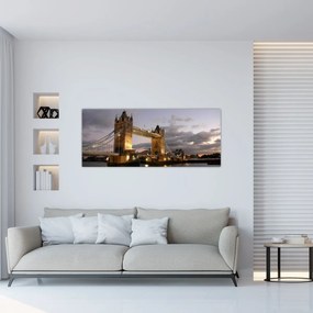Obrázok - Tower Bridge v noci (120x50 cm)
