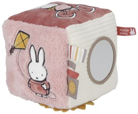 Kocka textilný králiček Miffy Fluffy Pink