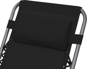 Relaxačné kreslo Avenberg SOFIA/ DALLAS - čierna