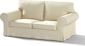 Poťah na sedačku Ektorp (rozkladacia, pre 2 osoby) STARÝ MODEL farba produktu krémová látka lesklá, zapletaná