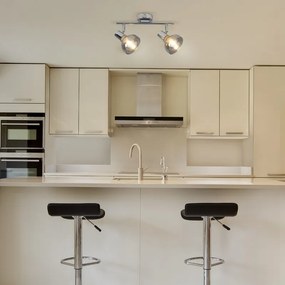 Rabalux HOLLY stropné bodové svietidlo max. 2x40W | E14 | IP20 - chróm