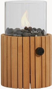 Stolový plynový lampáš s konštrukciou z tíkového dreva do interiéru/exteriéru Cosiscoop Timber