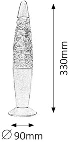 Rabalux 4533 - Dekoračná lampa MILIE RGB 0,9W