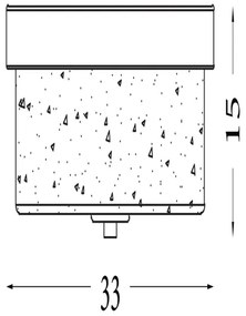 Searchlight 66210-2AB - Kúpeľňové stropné svietidlo PRESTON 2xE27/60W/230V IP44 priemer 33 cm, mosadz