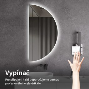 Cerano Mare, LED kúpeľňové zrkadlo 60x120 cm, CER-CER-476693