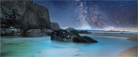 Obraz pláže (120x50 cm)