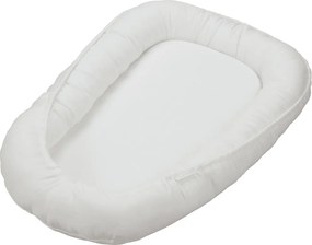 Ľanové hniezdo pre bábätko biela