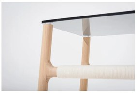 Odkladací stolík z masívneho dubového dreva Gazzda Fawn