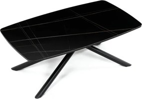 Konferenčný stolík čierny mramor AHG-X7227 BK