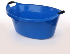 Oválna modrá vaňová misa 40l