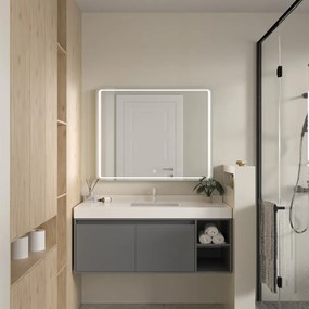 Erga Mia, LED zrkadlo 100x80cm, 2760 lm, 6500K, predné/zadné osvetlenie, ERG-V01-117-1080-00
