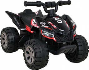 Ramiz Najrýchlejšia batériová štvorkolka pre deti Čierna + 25W motor