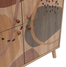 Skrinka v dekore duba v prírodnej farbe 95x111 cm Multilux – Kalune Design