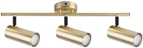 Candellux Mosadzné stropné svietidlo Colly pre žiarovku 3x GU10 93-01733