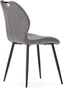 Sivé jedálenské stoličky v súprave 4 ks Muli – Marckeric