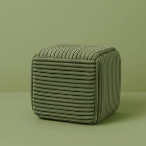 Taburet WIKI 43x43x38 cm zelený