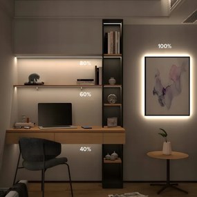 Sada COB Neon LED pásků 12V 5m 320 diod 60W 8mm Dálkové ovládání