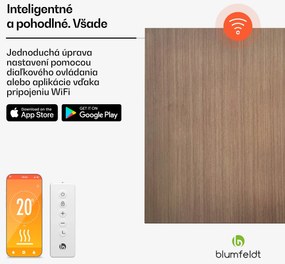 Blumfeldt Heat Square, Infračervené vykurovanie, WiFi ovládanie, 350 W, IP44