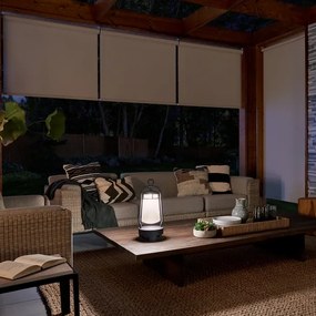 Elstead KL-LYNDON-BT-B-BK - LED Vonkajšia lampa s reproduktorom LED/3W/230V IP44