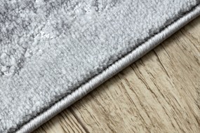 Moderný MEFE koberec   2312 Ornament, rám - Štrukturálny,  dve vrstvy  rúna sivá