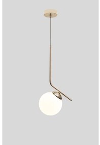 Luster na lanku FIRA 1xE27/60W/230V zlatá