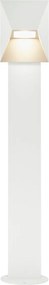 Nordlux Biela záhradná lampa Pontio pre žiarovku GU10 85cm 2218208001