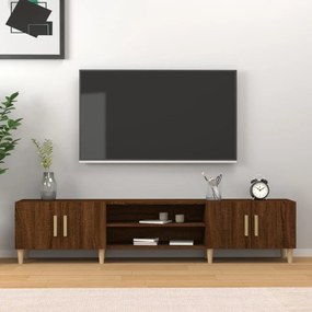 TV skrinka hnedý dub 180x31,5x40 cm kompozitné drevo 816263