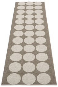 Hnedo-béžový vnútorný a vonkajší behúň 70x240 cm Hugo Walnut Linen – Pappelina