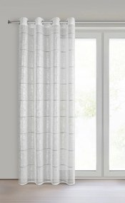 ZÁCLONA NA KRÚŽKOCH KATY 140X250 CM VZOROVANÁ