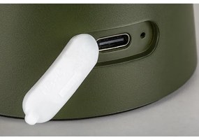 Rabalux 76038 - LED dotyková stmievateľná vonkajšia lampa MIREO 1,5W/5V IP44 1200 mAh USB zelená