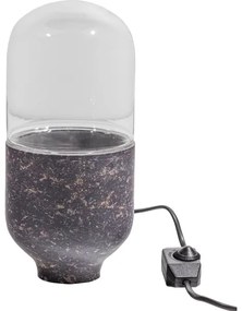 Stolná lampa ASEL 1xE27/25W/230V mramor šedá/hnedá