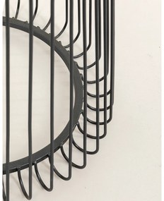 Lisboa príručný stolík čierny Ø38 cm