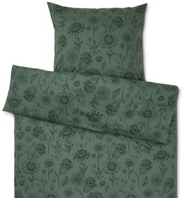 Posteľná bielizeň renforcé, štandardná veľkosť, zelená