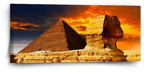 Sablio Obraz Pyramídy - 110x50 cm