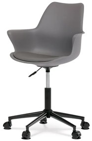 Autronic BONTEC Kancelárska stolička, výškovo nastaviteľná, béžová, plast, KA-J772 CAP Farba: Biela