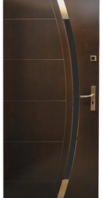 Dvere vchodové WZ 66 90L dub bahenný