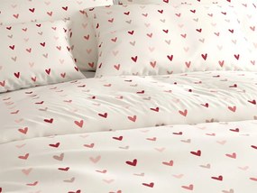 Obliečky z mikrovlákna SOFHEARTS krémové Rozmer obliečky: 2 ks 70 x 90 cm | 200 x 220 cm