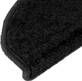 Vopi Nášľapy na schody Eton čierny polkruh, samolepiaci - 28x65 polkruh (rozmer vrátane ohybu)
