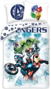 Obojstranné bavlnené posteľné obliečky Avengers - 100% bavlna - 70 x 90 cm + 140 x 200 cm