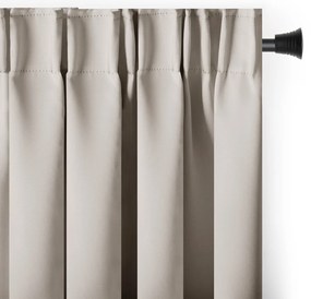 Béžový zatemňovací termo záves 140x270 cm Pleat – Restilo