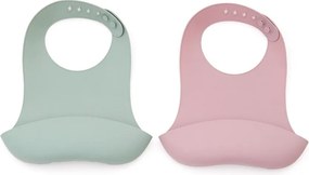 Svetloružové/tyrkysovomodré podbradníky v súprave 2 ks Lili – Kave Home