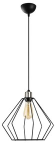 Čierne kovové závesné svietidlo Opviq lights Aristea